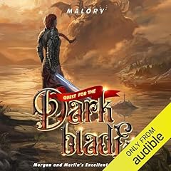 Quest for the Dark Blade Audiolibro Por Malory arte de portada