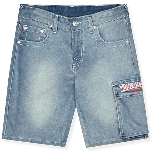 Image of True Religion Boys Short Sets for Kids | Boys Jean Shorts and Tee Shirt Clothing Set