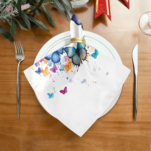 Servilletas de Tela Multicolor Set x6 20x20 pulg miniatura 3