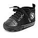 Geagodelia Baby Lauflernschuhe Weiche Krabbelschuhe Babyschuhe für Kleinkind Jungen Mädchen FX-12102 (12-18 Monate, Schwarz)