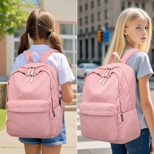 Image of ZUBOND Backpack for School Girls and Boys, Lightweight School Bookbag for Teens, College Students Women & Men, Cute Large Laptop Backpack Fits 15.6 Inch Notebook