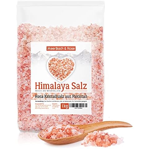 Himalaya Salz, rosa Kristallsalz, 1kg grobes Salz für die Salzmühle, Pink Salt, Badesalz, Salz aus Punjab Pakistan, 2-4mm Körnung Cover