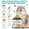 Cat Hairball Support Chews – 500 Crunchy & Creamy Texture Hairball Treats for Cats – Texture Indoor Feline Digestion Formula, Hairball Control & Cat Digestion Support, Chicken & Krill Flavor #4
