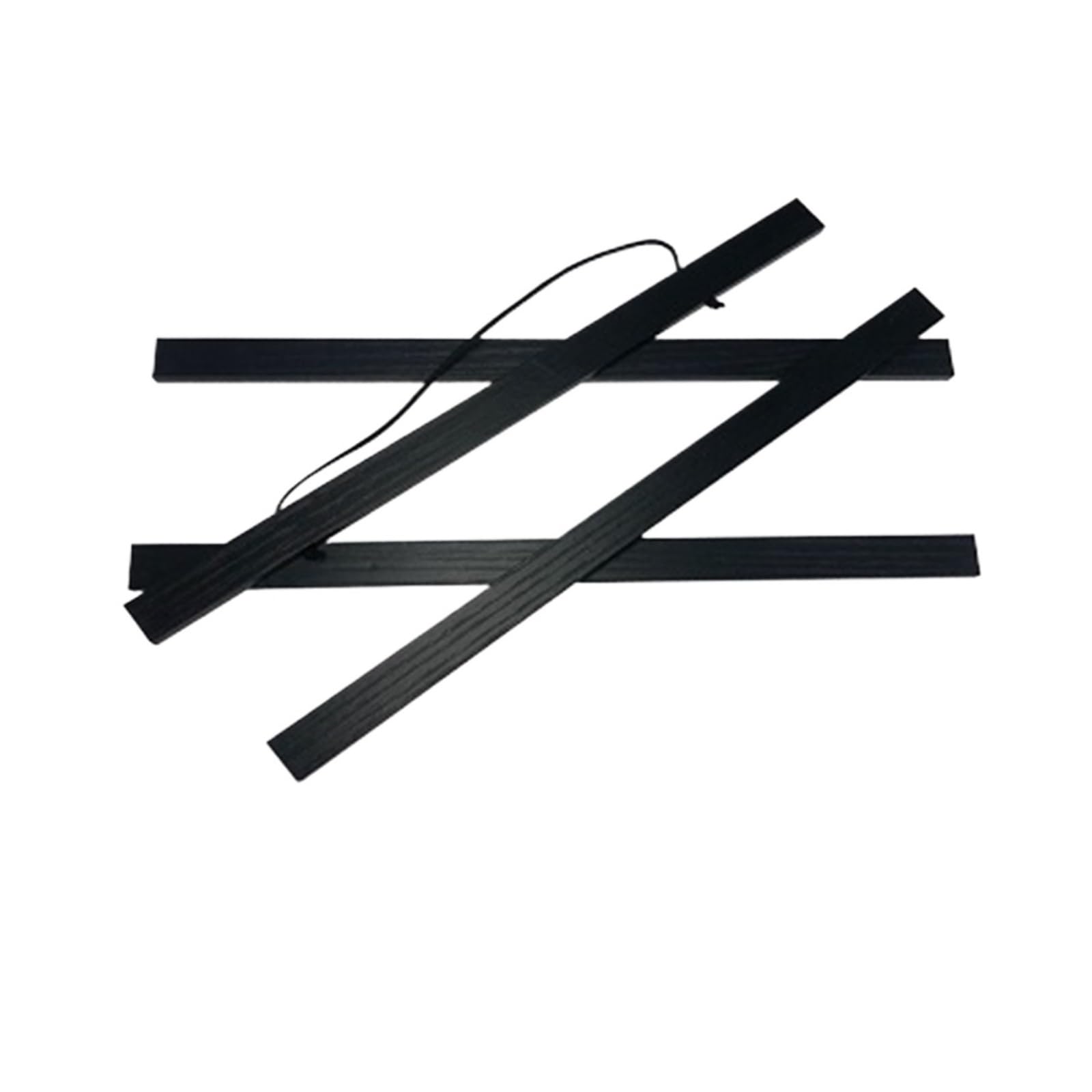 24 Pcs / 6 Set Poster Frame Hooks Wooden Hanging Photo Easel Holders Scroll Wall Mounts For Posters Photos(Black)