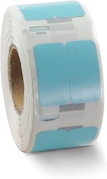 BETCKEY - 2 Rolls Colored 11353 Labels Compatible with Dymo S0722530, 12mm x 24mm, 2000 Blue Extra Small (2-up)/Barcode Labels Using for Dymo ...
