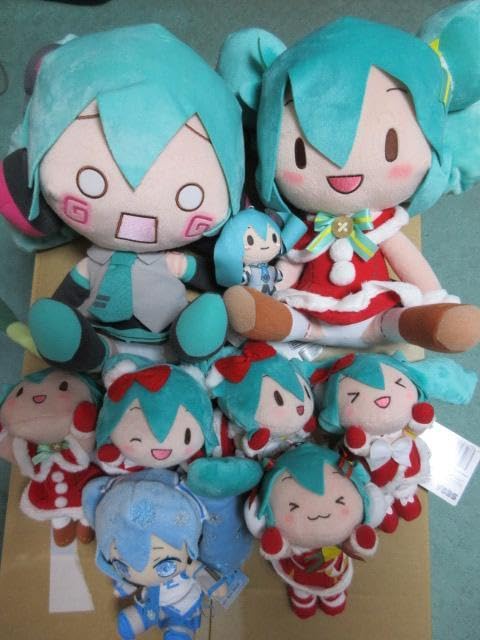 Amazon.co.jp: ミク メガジャンボぬいくるみ クリスマス はちゅねミク 