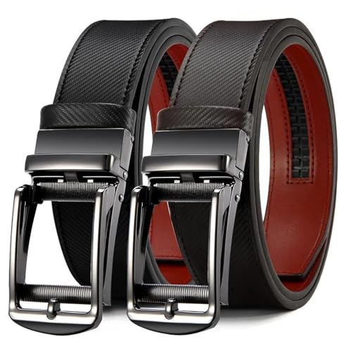 Genuine Leather Belt For Men, Luxury Fashion Strap, Suitable For Jeans & Trousers, 135cm