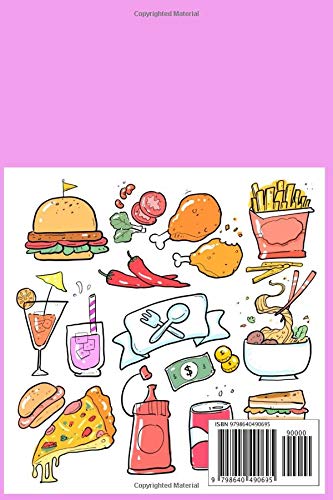 Blank Recipe Book : Empty Food Journal Notebook To Write In Favorite Recipes Create Your Own Personalized Cookbook: Personal Recipe Book For Kids Make Your Own Dishes Cakes Desserts Drinks image 2