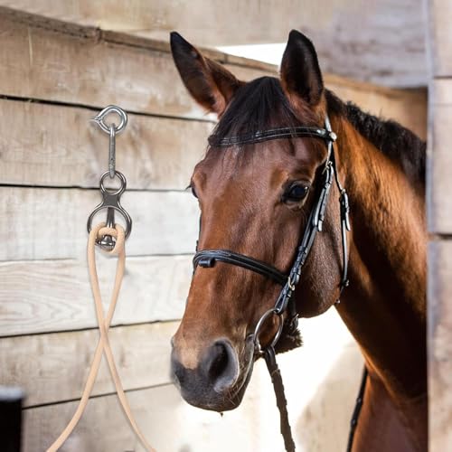 Evita accidentes con la sujeción para caballos Veasbuu retráctil de acero 3