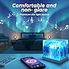 Northern Lights Projector with Remote, 18-Color Aurora Night Light for Bedroom, Galaxy Projector for Teens, Christmas Gift for Boys & Girls (Wood Base) #4