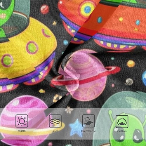 Cotton Toddler Underwear Floral Cute Cartoon Aliens Colorful Space Cute Panties Girl Stylish Undies Kids Briefs 2t3