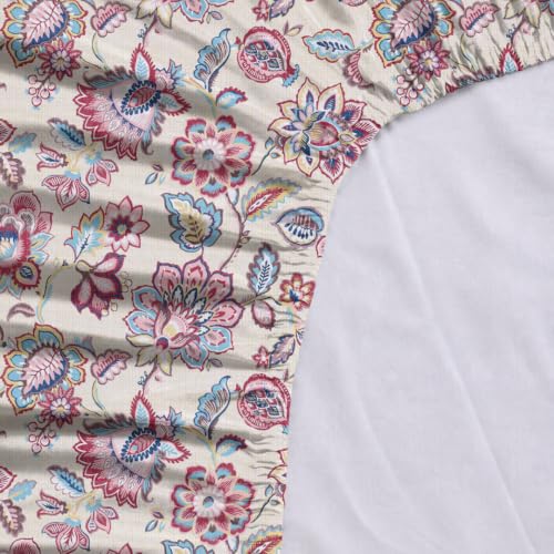 Image of LANE LINEN Symphony 100% Cotton 144TC King Bedsheet Set, 3 Piece, Printed