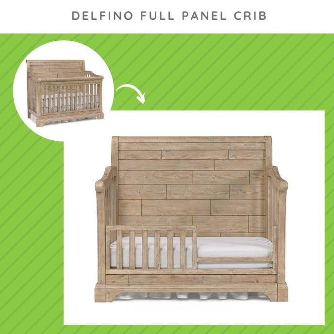 Image of CC KITS Toddler Bed Safety Guard Rail Conversion Kit for Bel Amore & COSI Bella Cribs by Bivona (Unfinished)