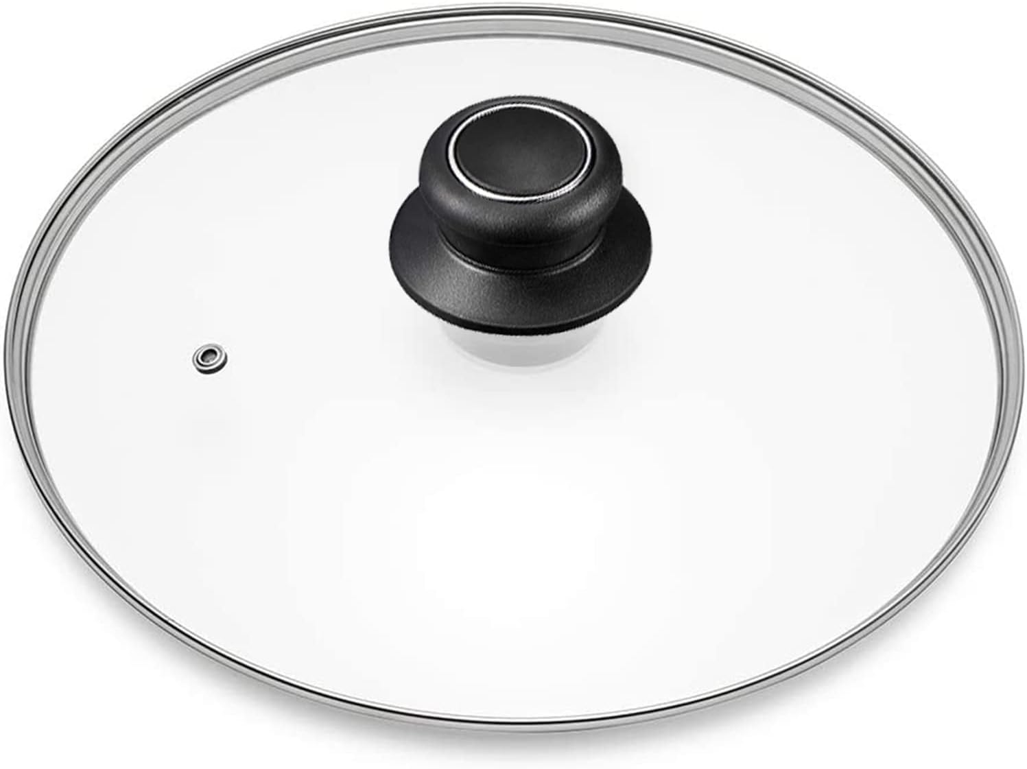 CORYTAO 8 Inch Glass Lid for Frying Pan, Fry Pan Lid, Skillet Lid, Pan Lid with Handle, Compatible with 8" Lodge - Fully Assembled Tempered Replacement Cover, 8"/20cm, Clear