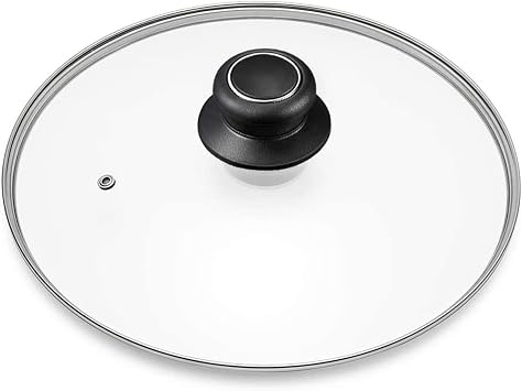 8 Inch Pan Lid, Tempered Glass Cover for Pots, Skillets & Frying Pan