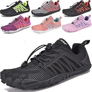 JACKSHIBO Unisex Minimalistische Trailrunning Barefoot Schoenen Heren Dames Lichtgewicht Sportschoenen voor Sportschool…