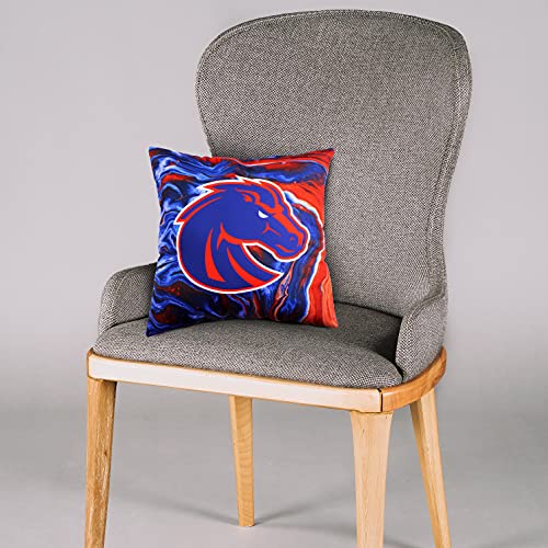Image of College Covers Boise State Broncos 2 Sided Color Swept Decorative Pillow, 16 inch, Made in The USA