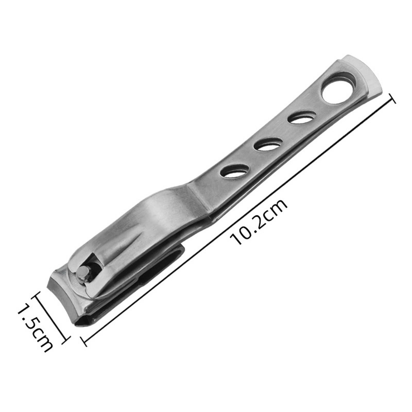 Nagelknipser, 360° drehbarer Nagelknipser, Edelstahl, Fingernagel-Rotationsschneiderkopf, Nagelschneider for Männer und Frauen