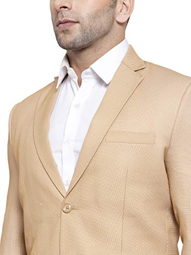 Image of WINTAGE Men's Polyester Cotton Festive and Casual Blazer Coat Jacket