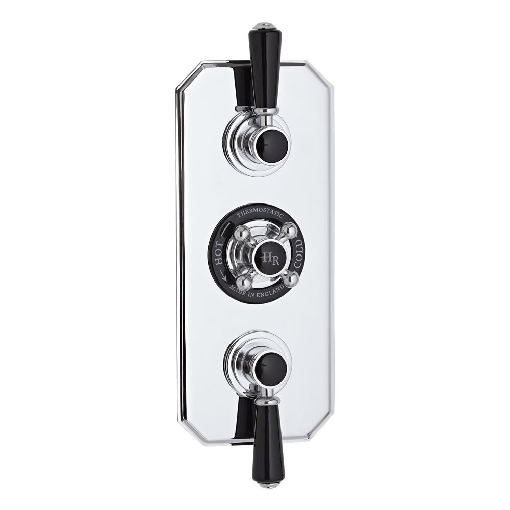 Hudson Reed - Concealed Shower Valve with Diverter - Chrome/Black