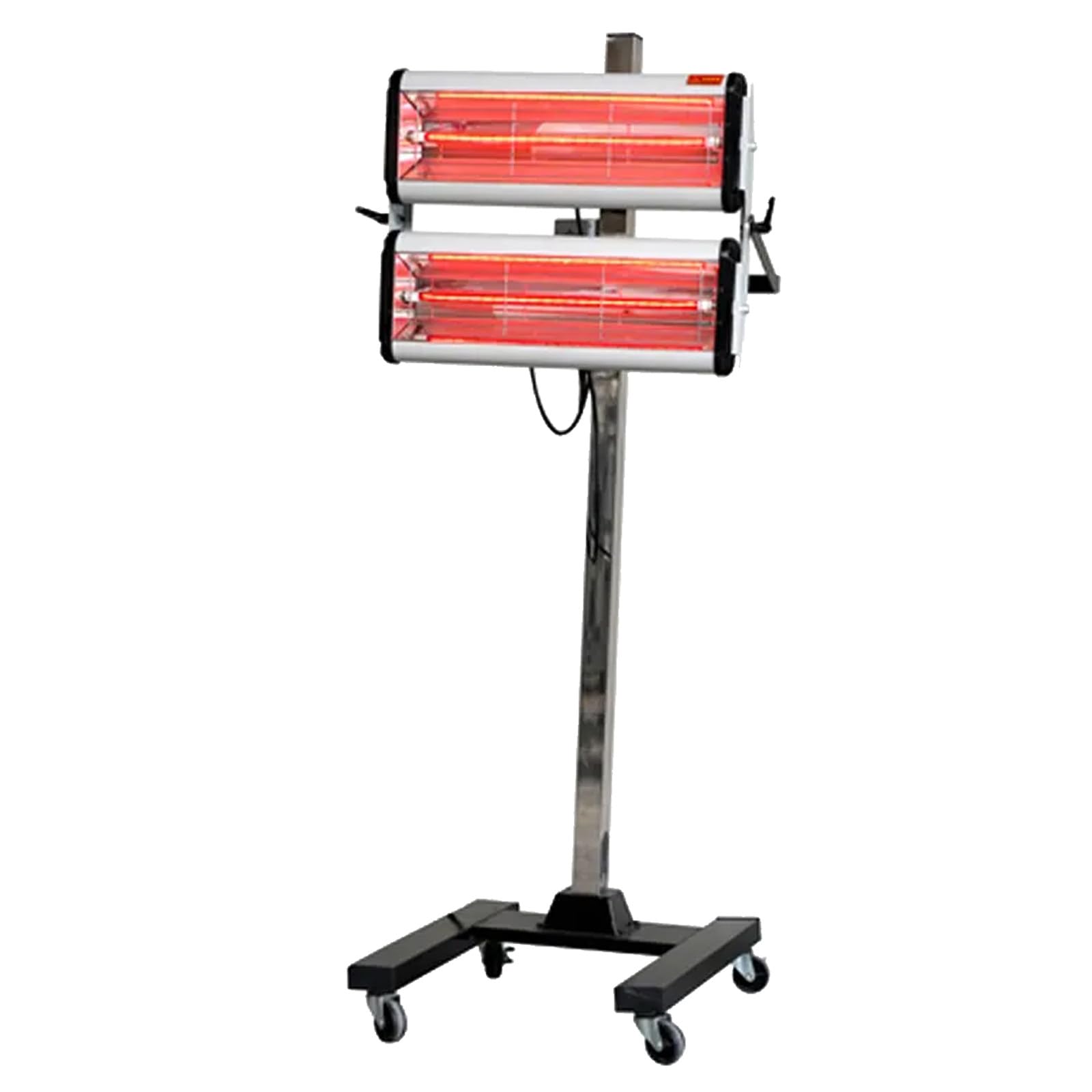 VNATWGOO 2200W Adjustable Temperature Time Paint Curing Lamp, with Pulley Stand, Short Wave Infrared Paint Heater Lamp, Height Adjustable Car Curing Light Heating Lights,220V