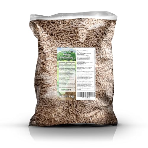 Pferdedung Pellets Dünger, Premium Naturdünger, Abfüllung nach Wunsch, 1 Stück = 1 Kilogramm