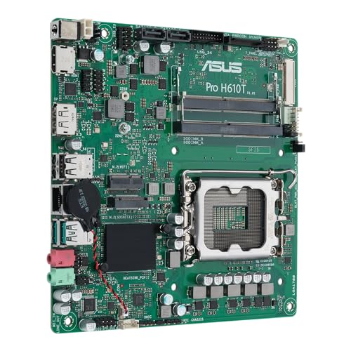 PRO H610T-CSM Scheda madre Intel Mini ITX, DDR5 LGA 1700, 2 SATA 6Gb/s, slot M.2, Ethernet Realtek, DisplayPort, HDMI, USB 3.2 Gen 2 e Type-C - Scheda madre - Immagine 5