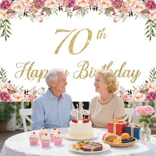 Fondo fotográfico 8x6ft para cumpleaños color rosa miniatura 5