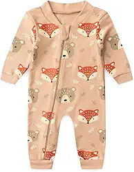 Macacão Bebê sem Pé com Zíper Suedine Estampado (RN/P/M/G/1)