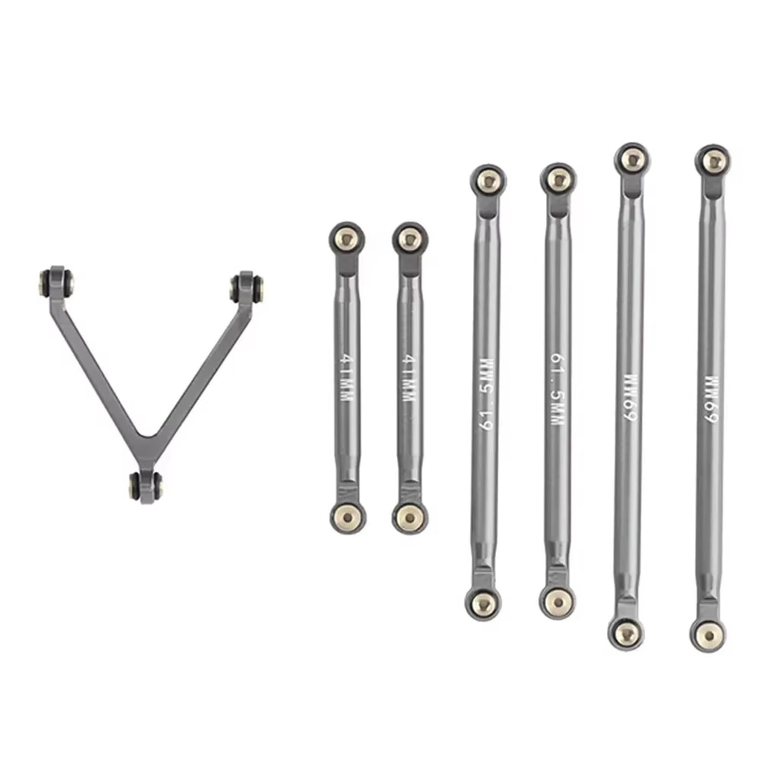 RC Crawler Chassis Link Rod Aluminiumlegering Upgrade Onderdelen Hoge