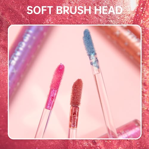 Leogony 9PCS Lip Gloss Set for Gift Teenage Girls Long Lasting Glitter Lipstick, Waterproof Lipgloss Sets for Girls Teen - Image 4