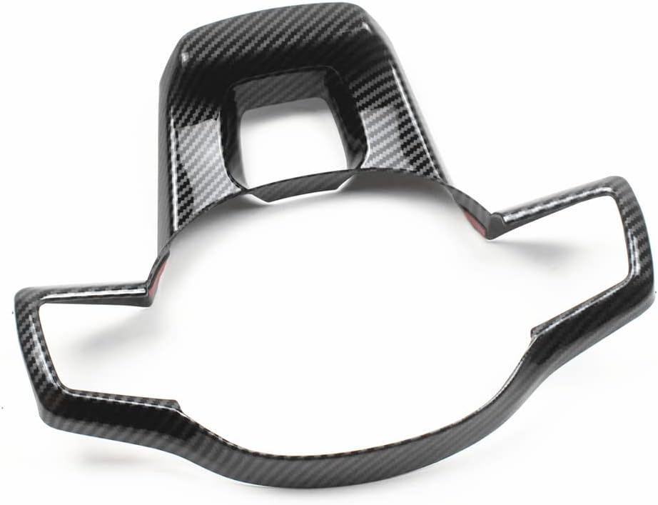 Carbon Fiber Style Steering Wheel Cover Trim Accessories Interior Decoration Sticker For KIA Sorento 2022 2023