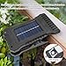 Fence Lights Solar, Clip On Lamp, Patio Wall with 3 Mode Design, Outdoor Tool for Camping Lawn Garden Backyard, Lighting Supplies, Lights for Home Office Balcony Courtyard Pathway Driveway Festival