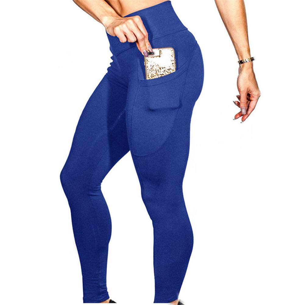 Mallas de entrenamiento para correr y yoga con bolsillos funcionales de mujer 5