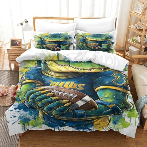 Housse de couette dinosaure respirante et super douce en microfibre