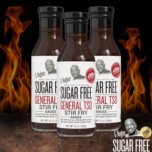 image for G Hughes Sugar Free, General Tso Sauce - Stir Fry Sauce, Gluten Free, 