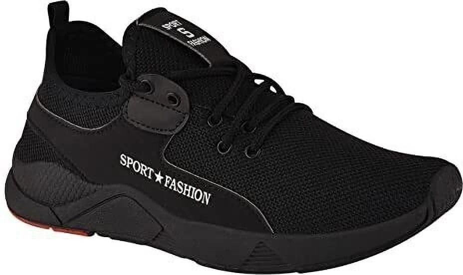 Image of King Everyday Running Sneakers with Durable Grip Sole and Breathable Athletic Structure Black 9