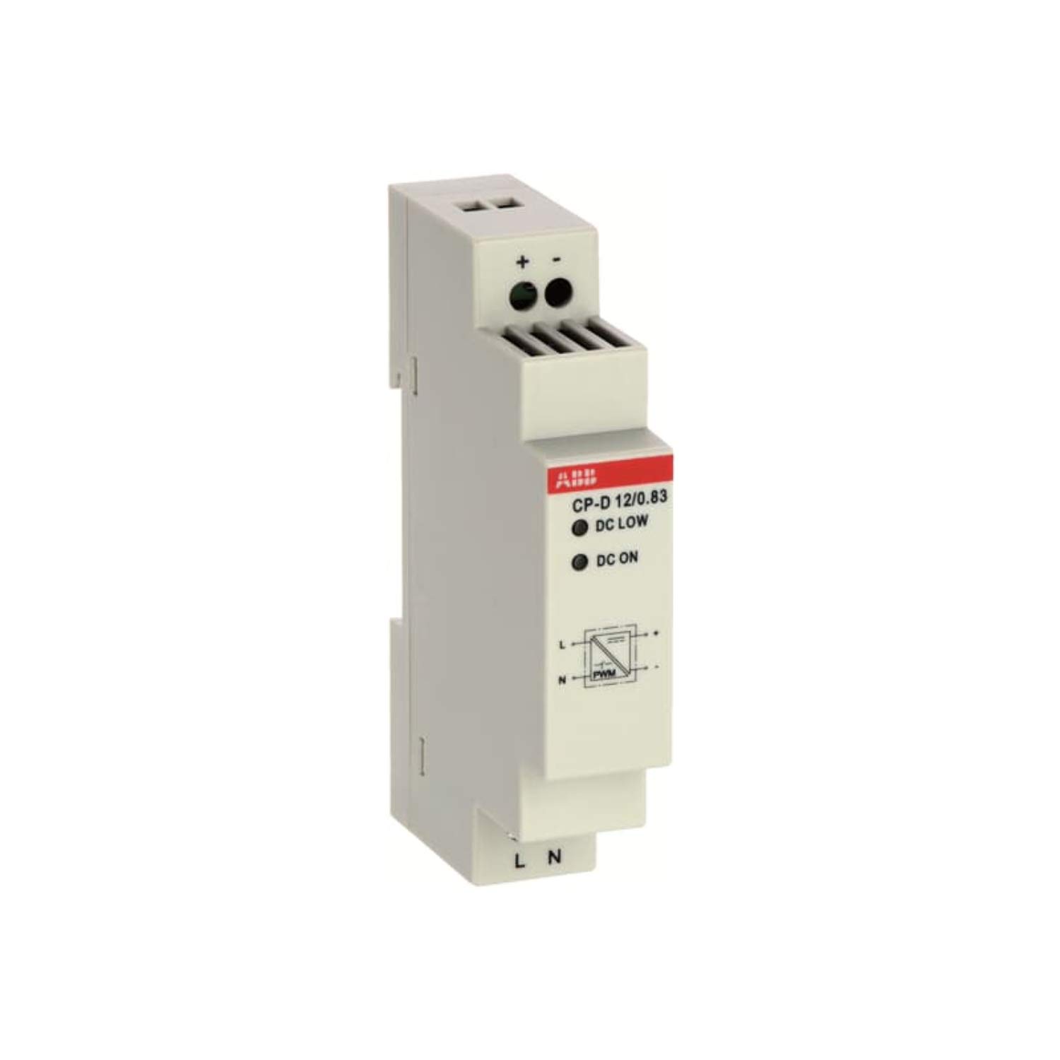 ABB CP-D 24/0.42 Power Supply • In, 100-240V AC Out, 24V DC/0.42A • 24V Power Supply • Modular Power Supply Unit • ABB1SVR427041R0000