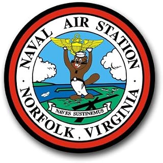 US Navy Naval Air Station Norfolk, Virginia Decal Sticker 3.8"
