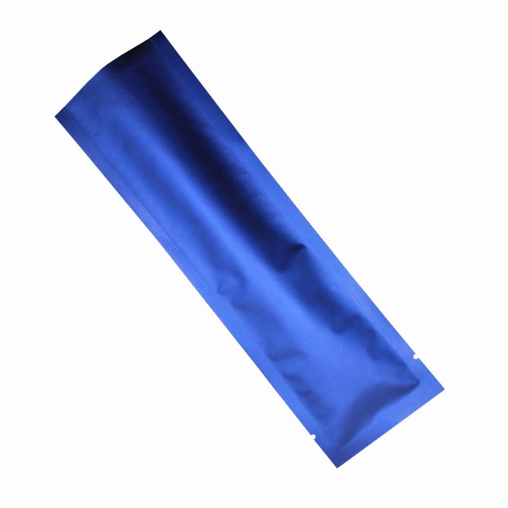 Open Top Vakuum Reines Aluminium Foil Taschen Heat Seal Mylar Folienverpackung Beutel for Küchen Kaffee Gewürzpulver Lagerung 100pcs(Pink,6x17cm)