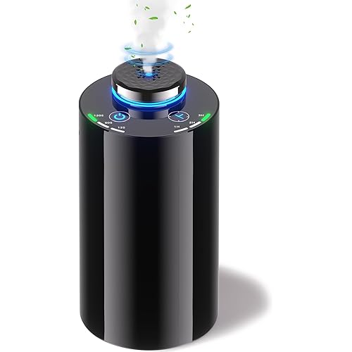 Waterless Diffuser for Essential Oil Diffusers Car Wireless Scent Diffusers for Home with 7 Colorful Lights Portable Travel Cordless Battery Powered Air Diffuser Rechargeable