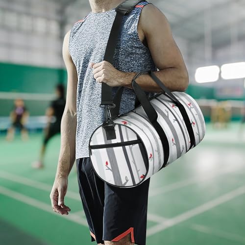 Duffel bag oiseaux arbre 45cm léger et polyvalent pour le camping - 7