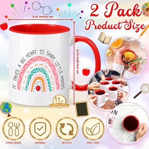 Set de 2 Tazas de Café para Profesor Cerámica 11 oz miniatura 6
