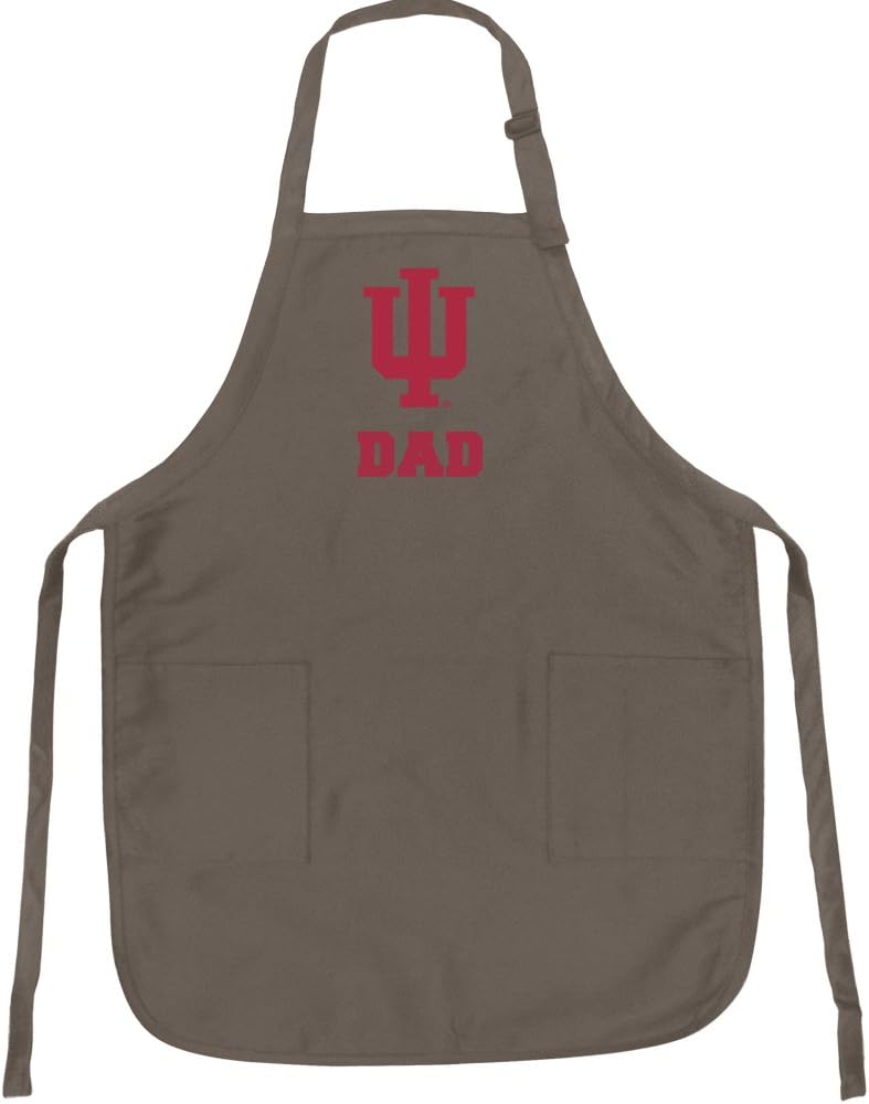Broad Bay Indiana University Dad Apron BEST IU Father Logo Gift for Man Him