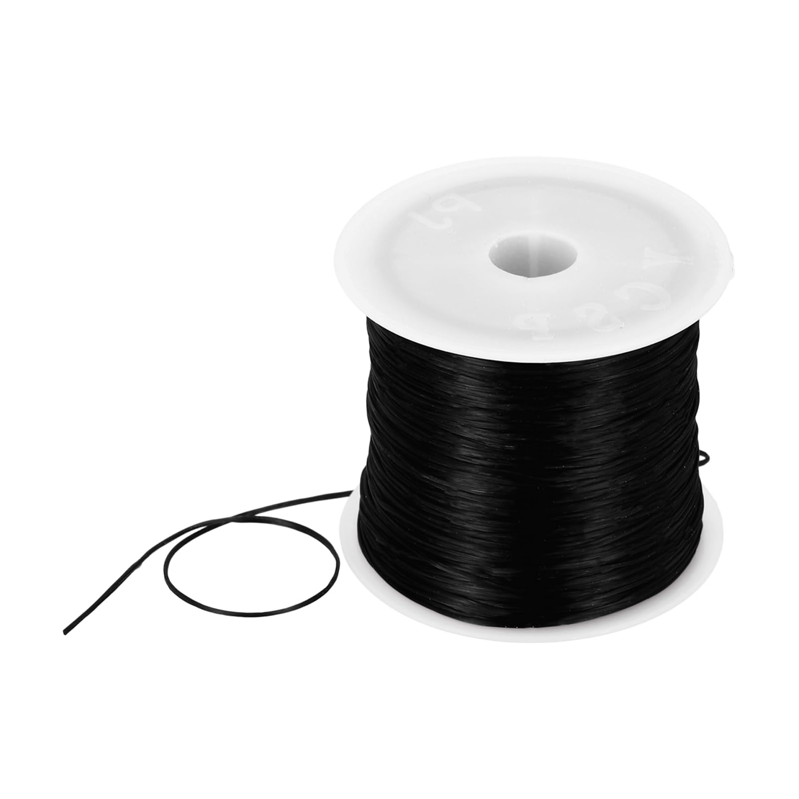 DMiotech Elastic String for Bracelets, 1mm Stretch Bead Cord for Jewelry Making, Necklaces and Bracelet Making Black, 100m