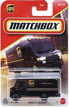 Matchbox Express Parcel Delivery Truck 68/125 [Gold & Brown] 164 Scale Diecast Toy Vehicle