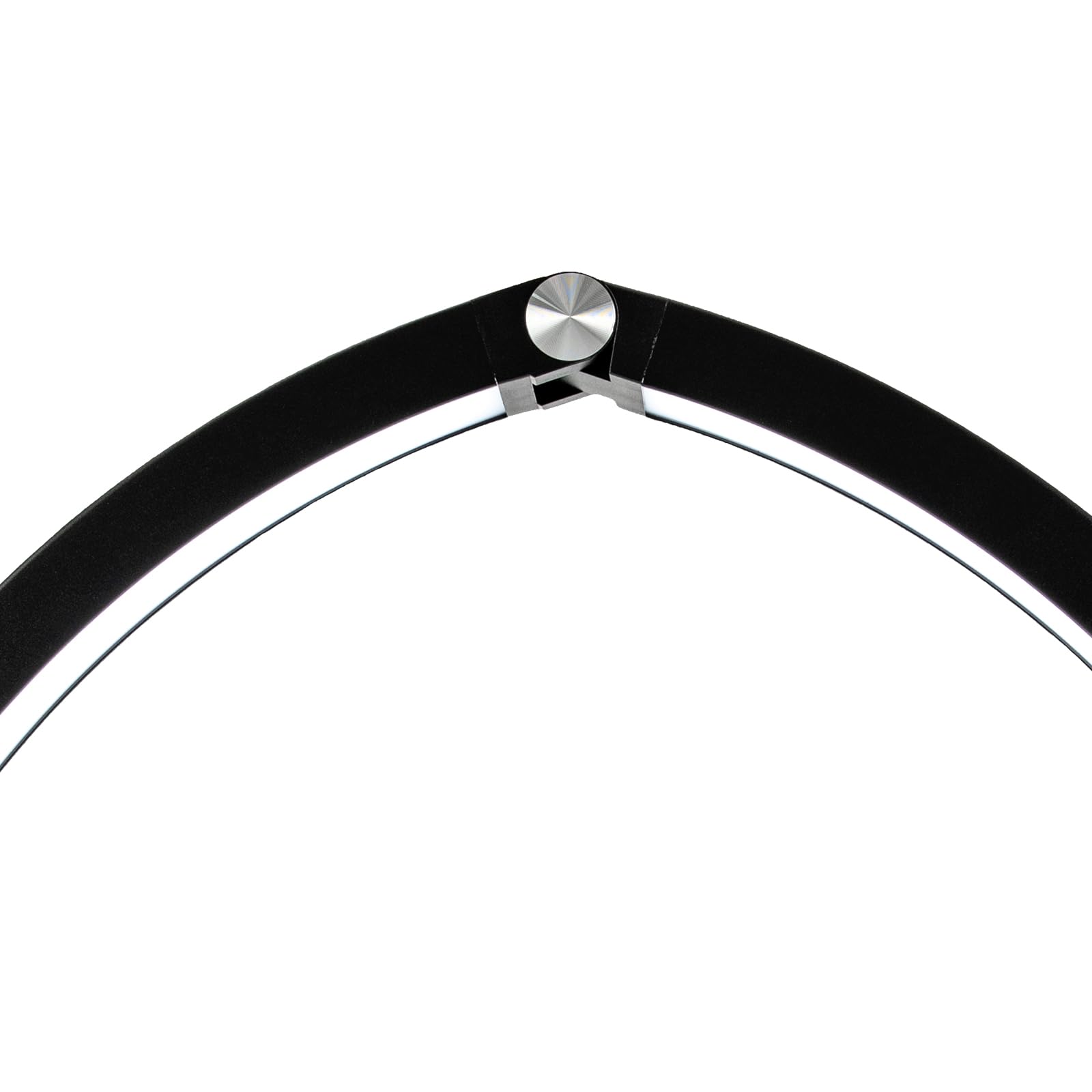 Lampada da scrivania per unghie a mezza luna, lampada da tavolo a LED per ciglia da 28 pollici Lampada cosmetica pieghevole da 40 W con telecomando, luce per manicure dimmerabile da 3200 a 5600 K