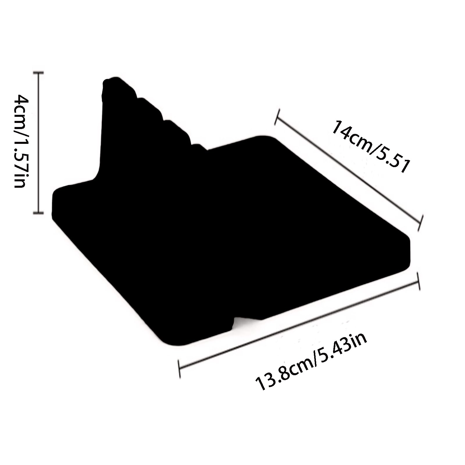 Vastsea Soporte para Cucharas de Cocina, Cuchara para Estufa, Silicona Reposa Cuchara, con Almohadilla de Goteo, para Cucharas, Palillos, Pinzas, Tenedor (Negro)