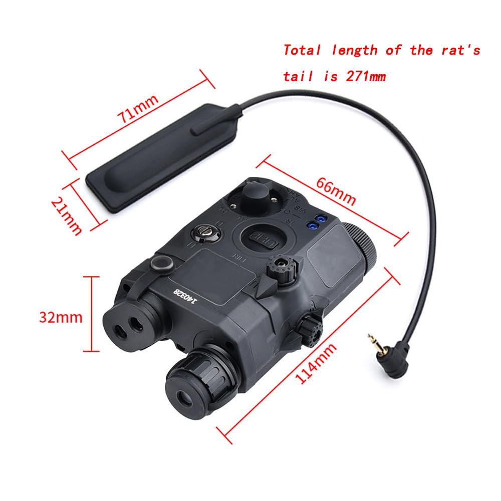 Combo For Night Vision WADSN PEQ 15 Airsoft Red Green Blue Laser