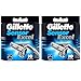 Gillette Sensor Excel Rasierklingen - 20 Ersatzklingen für Herren Nassrasierer mit schwenkbarer Doppelklinge - Doppelpack (2x10 Rasierklingen Set)